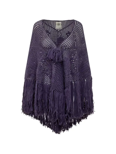 Chiara Is Peonia crochet-knit wool shawl