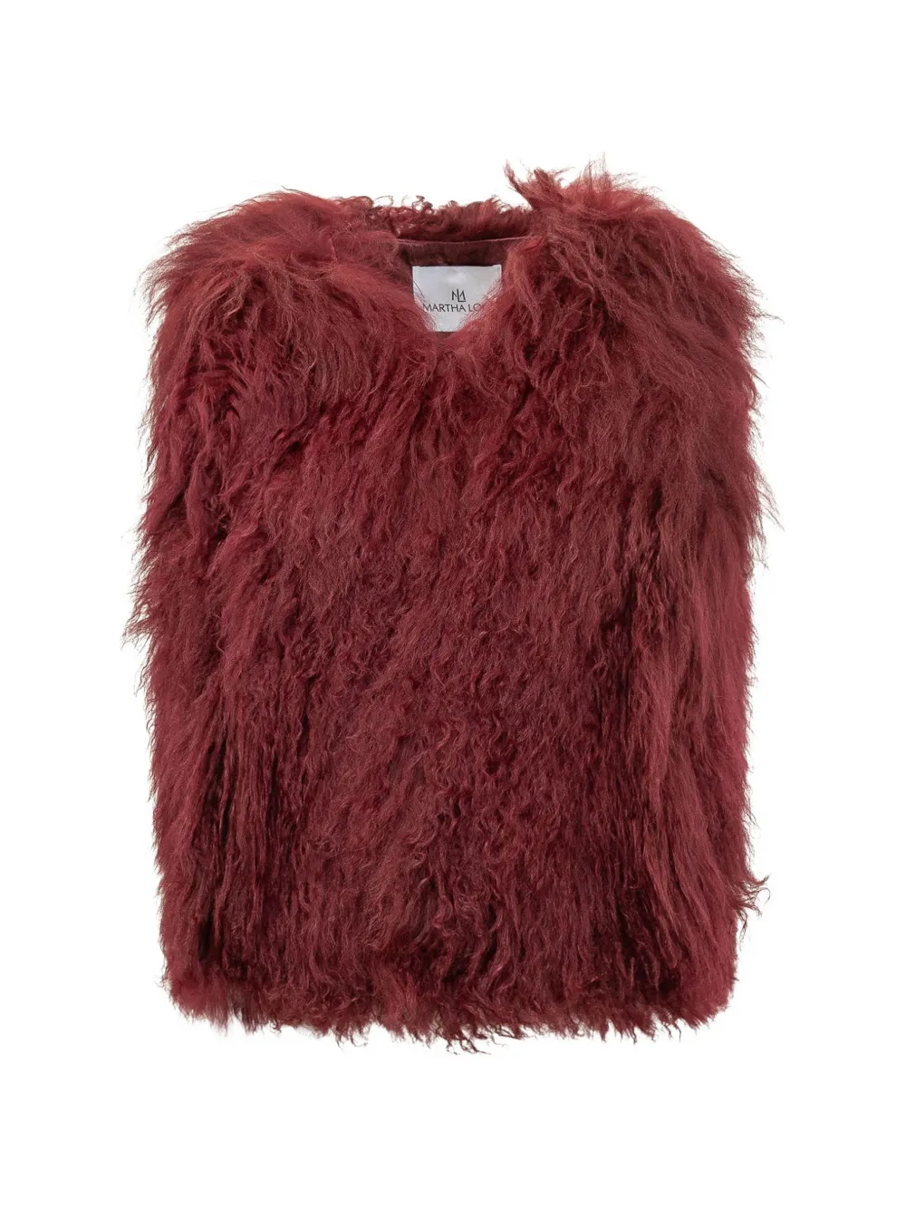 Martha Louis mongolian-fur gilet