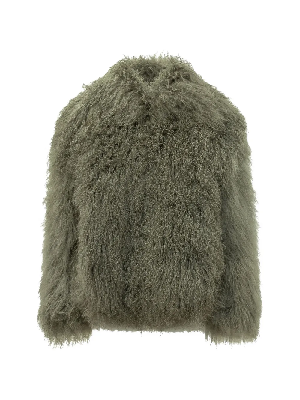 Martha Louis Mongolian-fur jacket