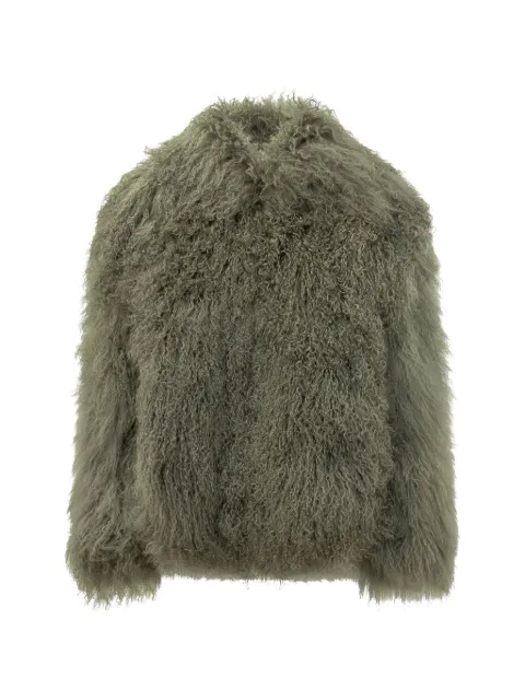 Martha Louis Mongolian-fur jacket