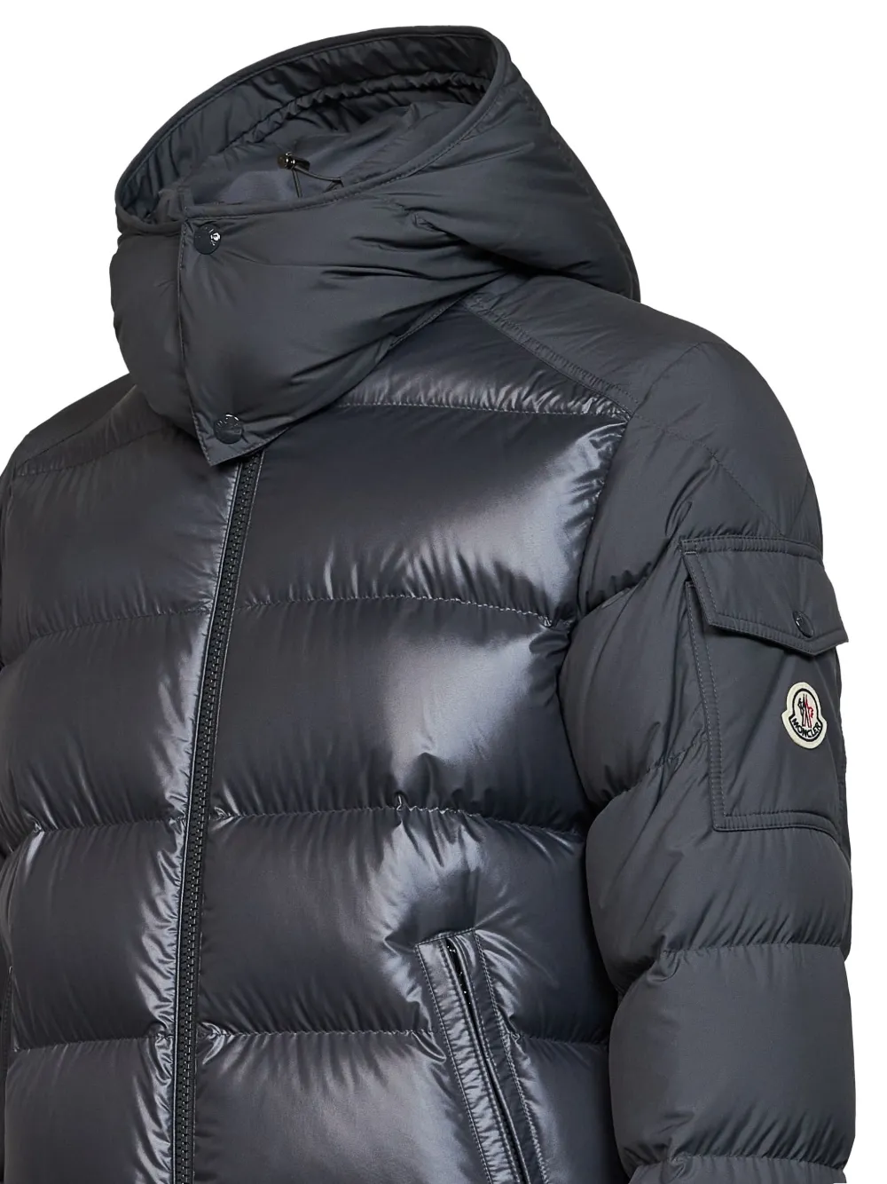 Moncler Maya quilted down jacket Grijs