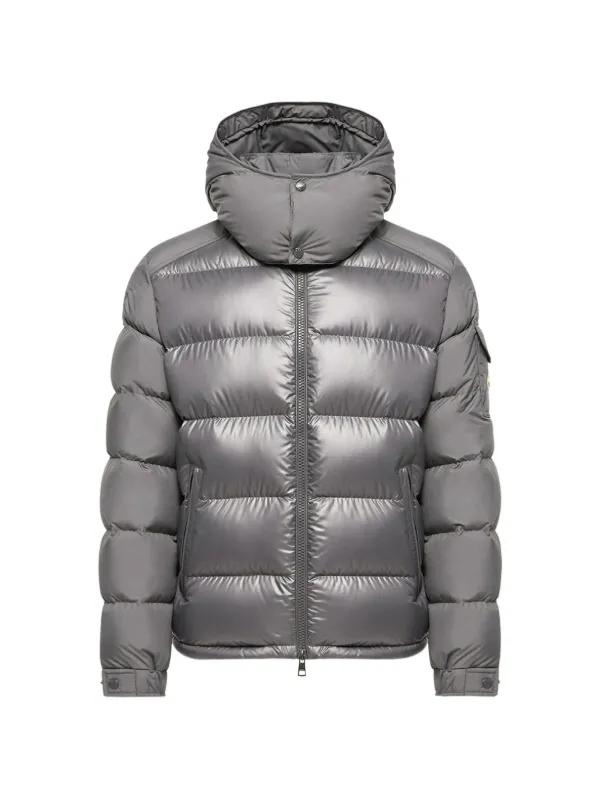 MONCLER ナイロンジャケット フードロゴ グレー 38614613_72787365_600.jpg