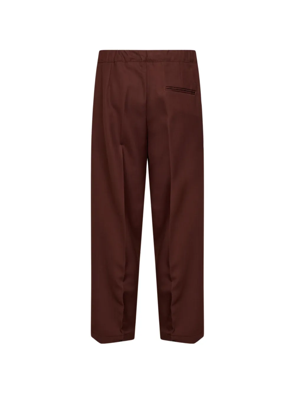 Costumein Plooibroek met elastische taille Bruin