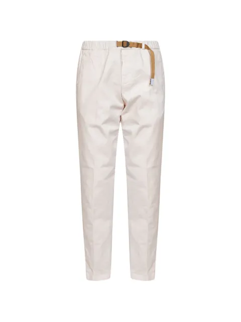 White Sand belted tapered trousers