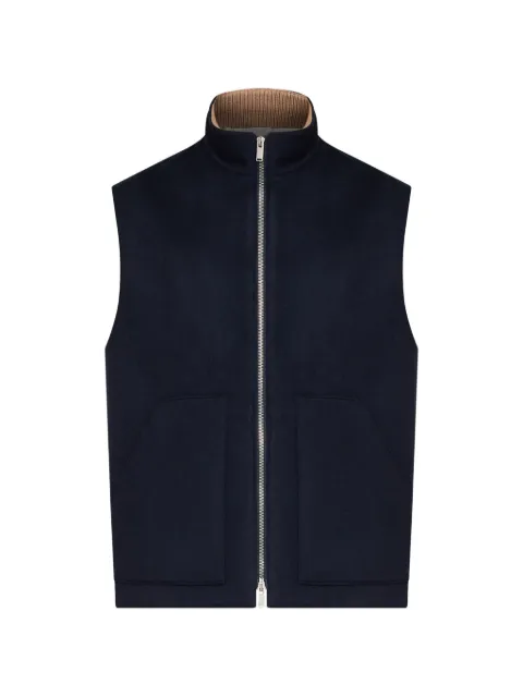 Lardini zip-up gilet