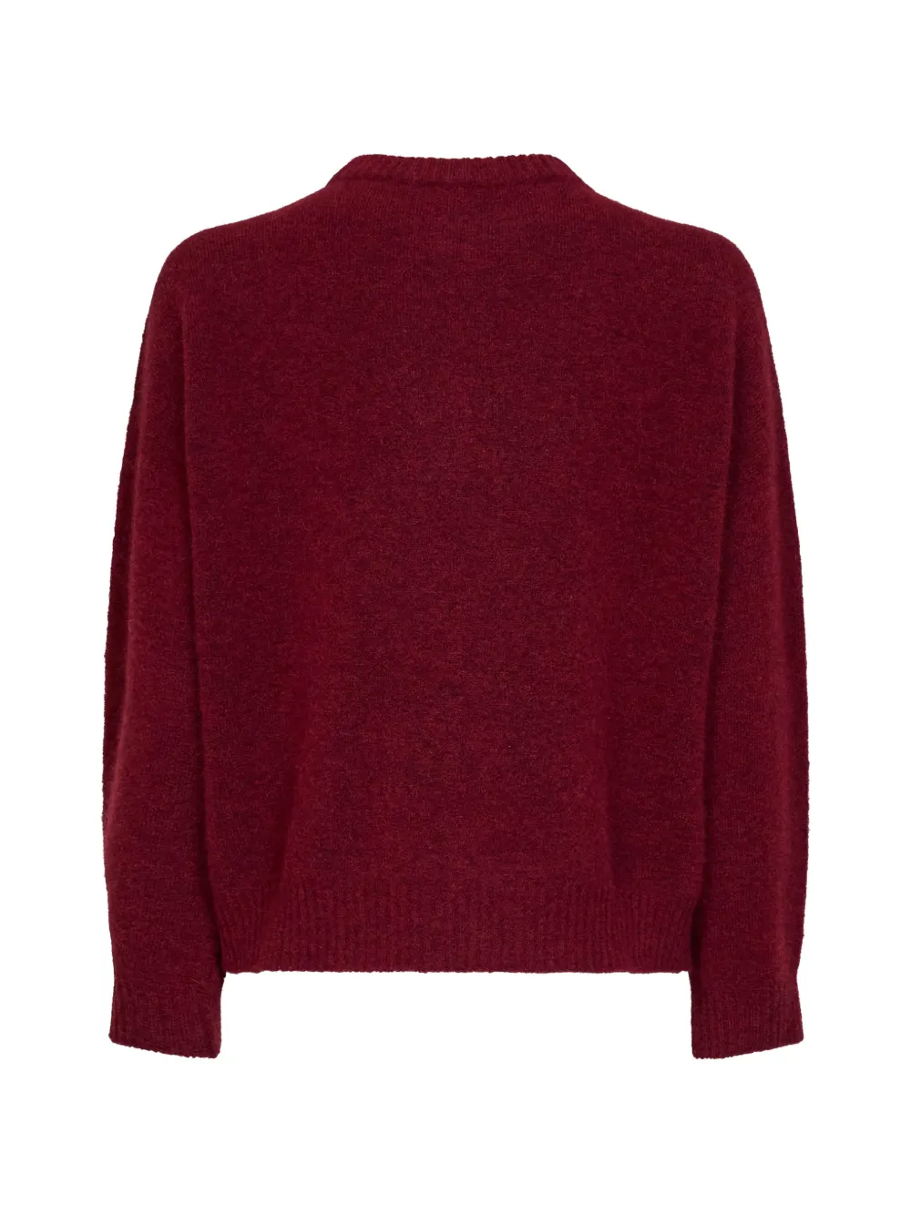 Weekend Max Mara ribbed crew-neck sweater Rood
