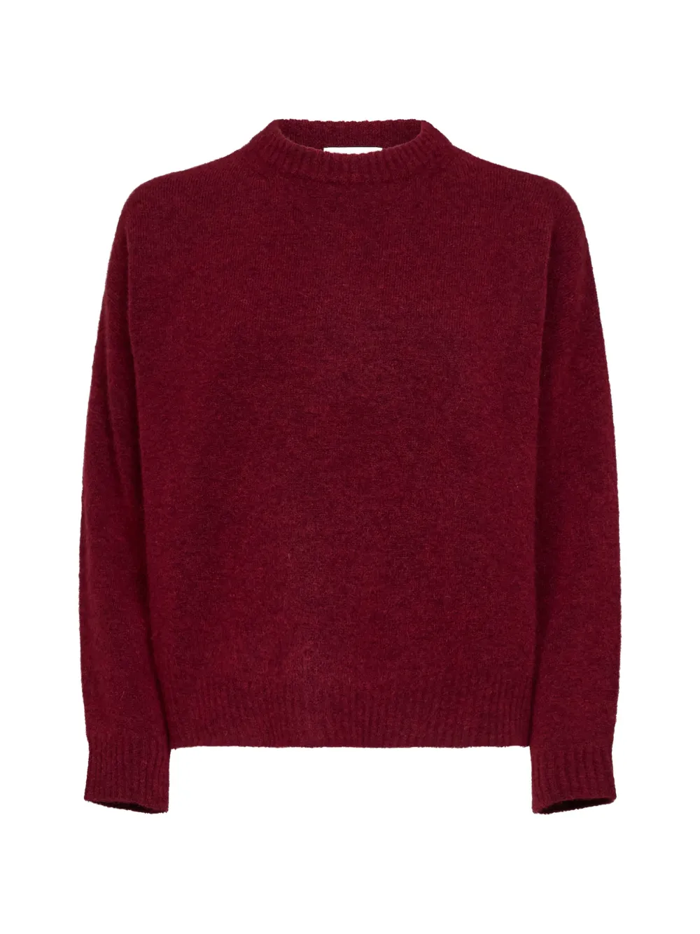Weekend Max Mara ribbed crew-neck sweater Rood