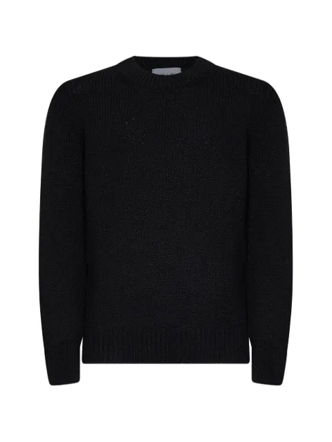 D4.0 ribbed-knit crew-neck sweater