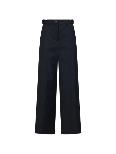 Weekend Max Mara pantalones a rayas diplomáticas y tiro alto