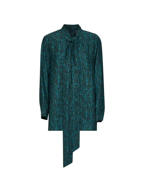 Gianluca Capannolo Katherine check-print tie-neck blouse