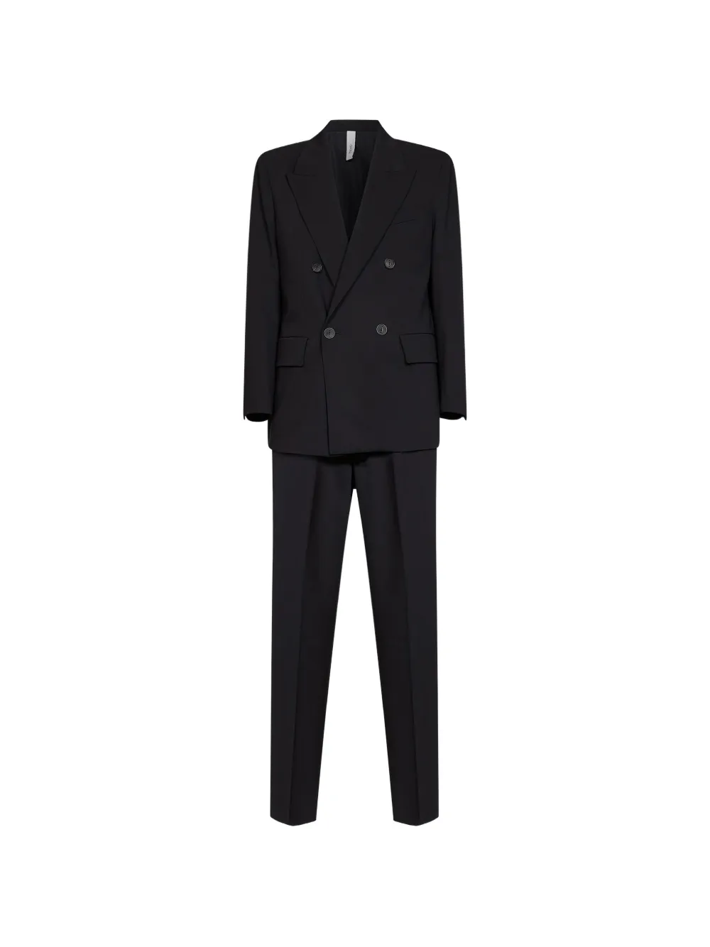 Hevo peak-lapel double-breasted suit - Nero