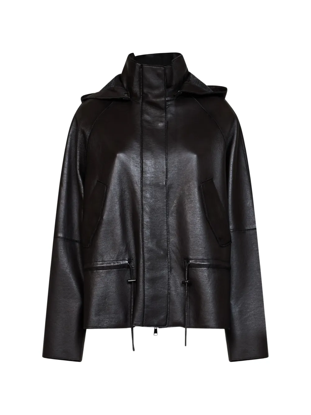 P.A.R.O.S.H. hooded leather jacket
