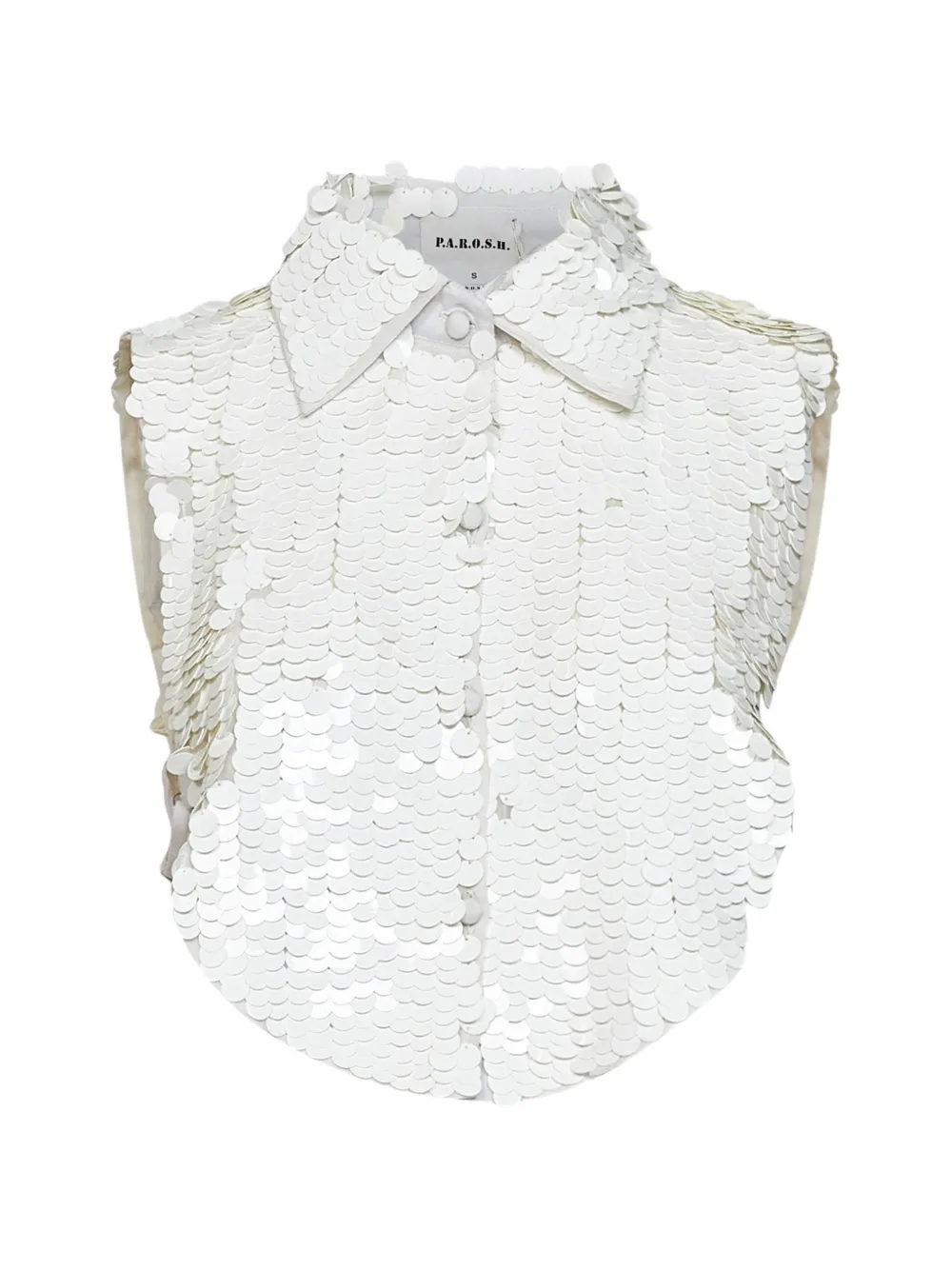 P.A.R.O.S.H. sequin-embellished shirt