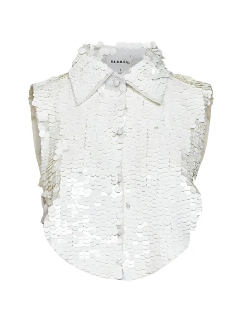 P.A.R.O.S.H. sequin-embellished shirt