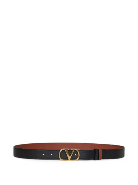 Valentino Garavani reversible shiny calfskin belt - 30mm / 1.2 in.