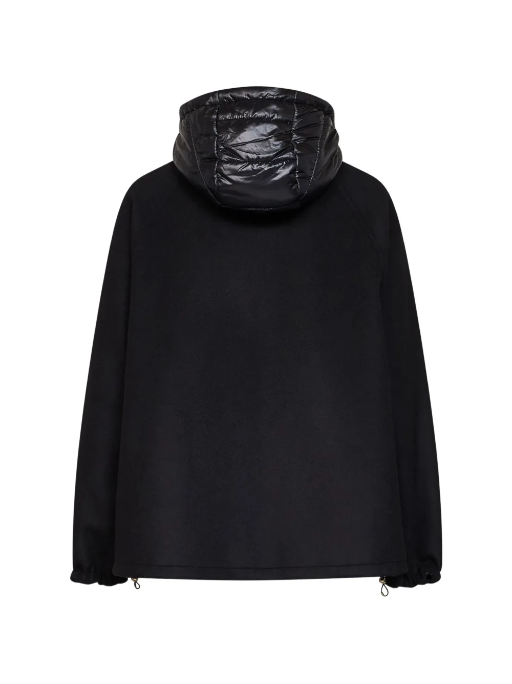 Herno Jas met raglan mouwen en capuchon Zwart