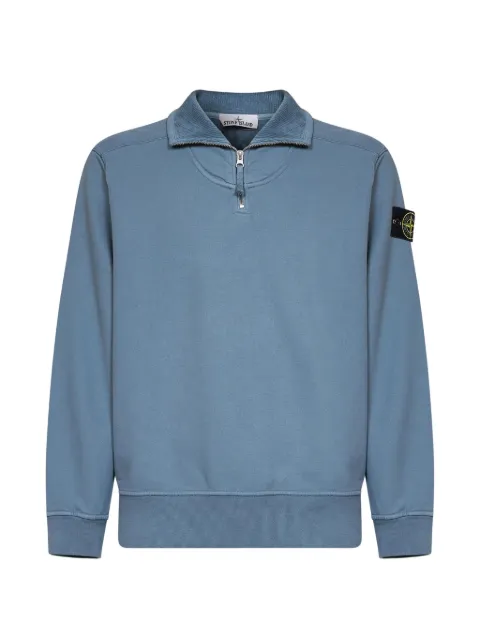 Stone Island 6100021 brushed organic-cotton fleece sweatshirt