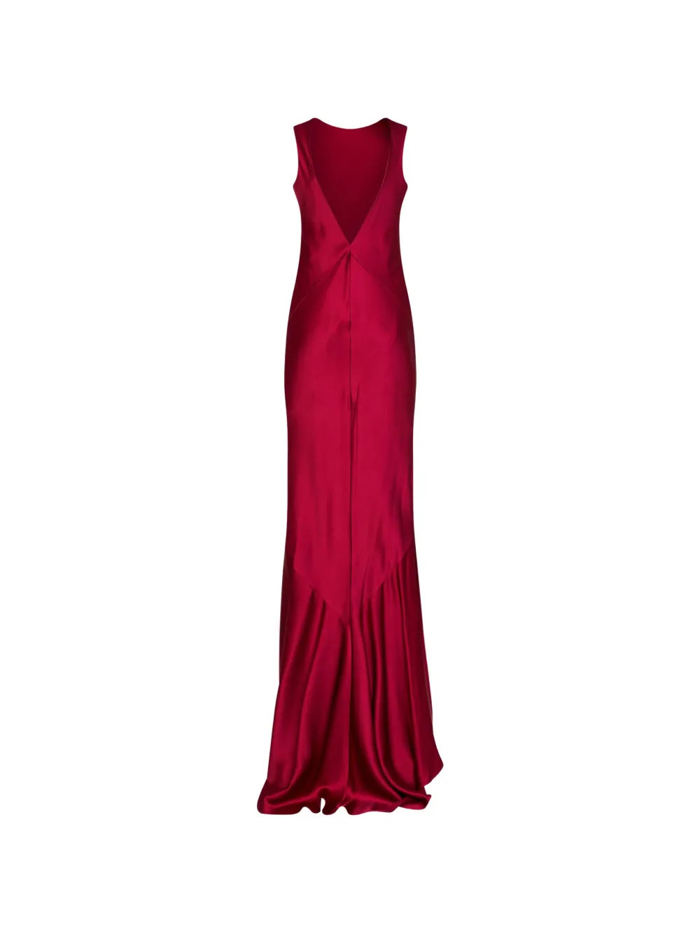 Max Mara Mserum flared asymmetrische jurk Rood