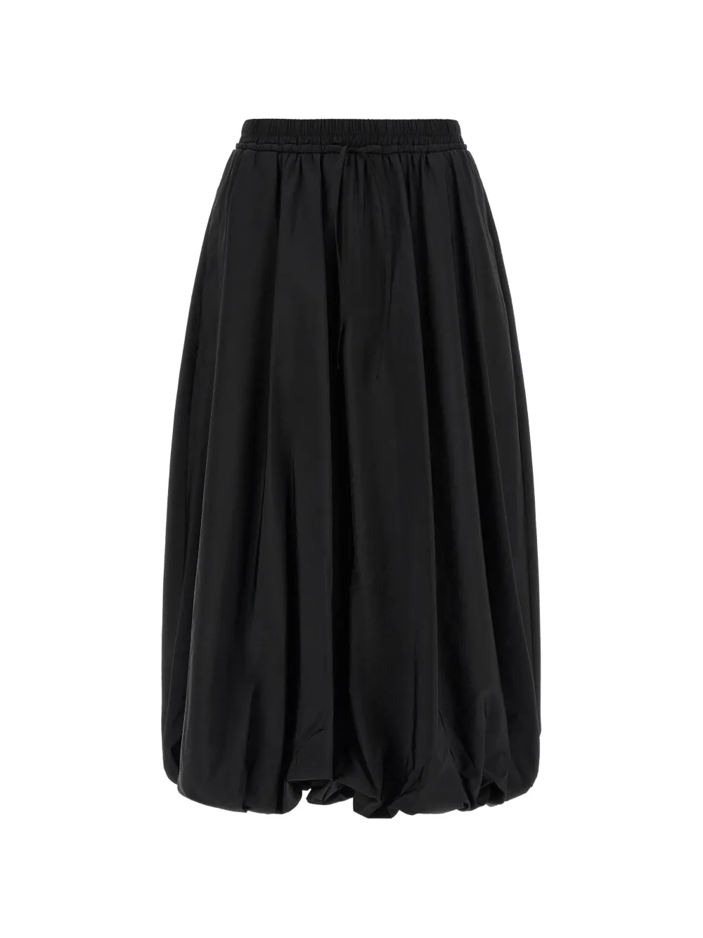 Weekend Max Mara Ciurma balloon-hem midi skirt - Nero