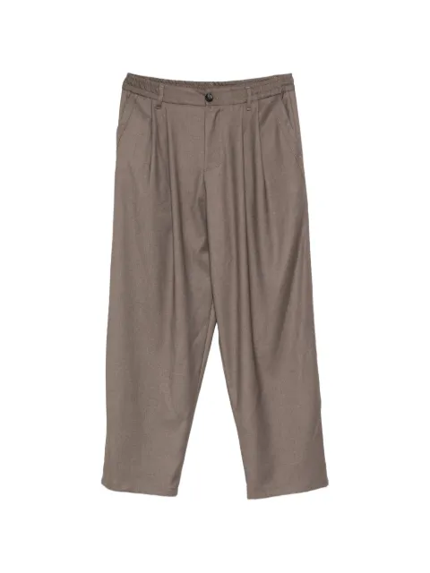 IMPERIAL pleated-waistband trousers