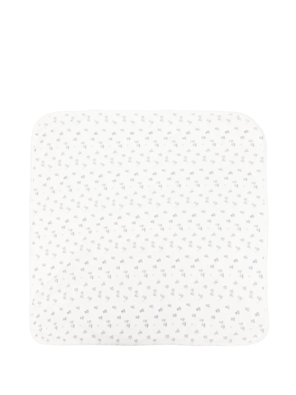 Tartine Et Chocolat teddy bear-print blanket - Bianco