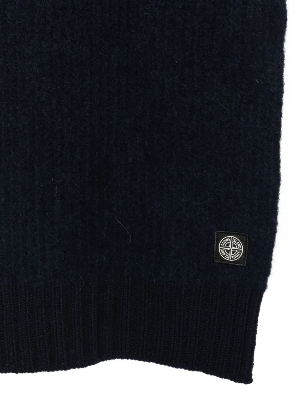 Stone Island Ribgebreide sjaal Blauw