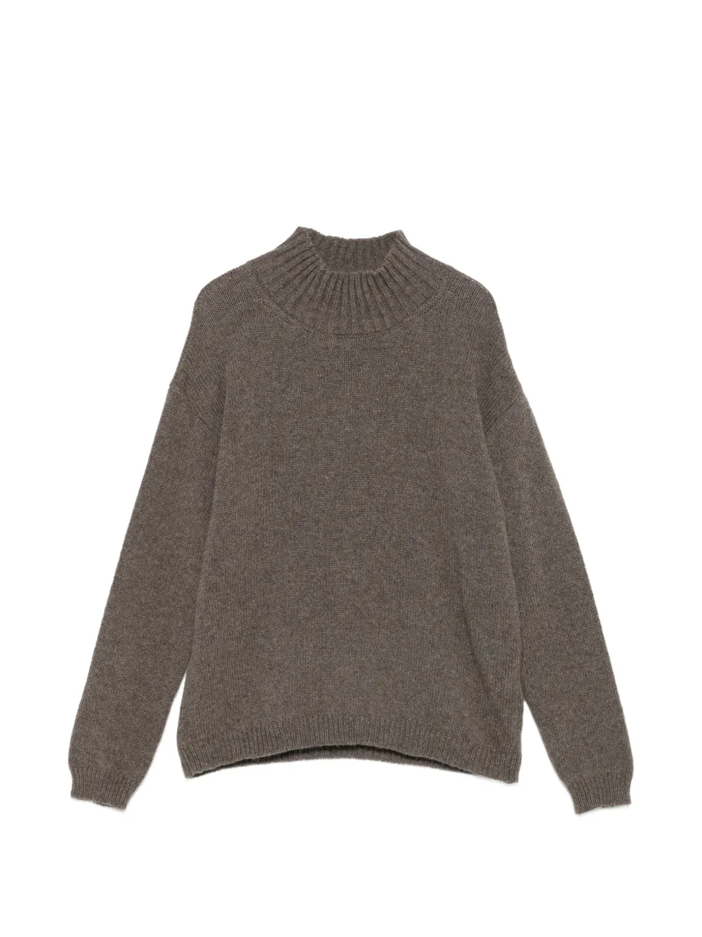 Private 0204 mock-neck dropped-shoulder sweater