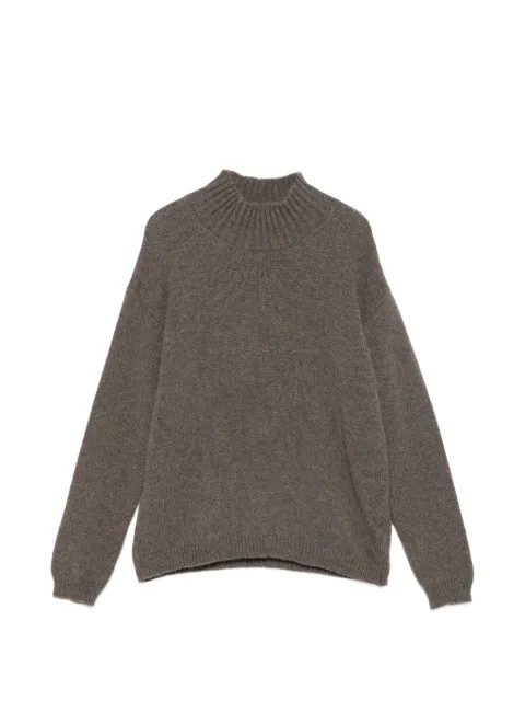 Private 0204 mock-neck dropped-shoulder sweater