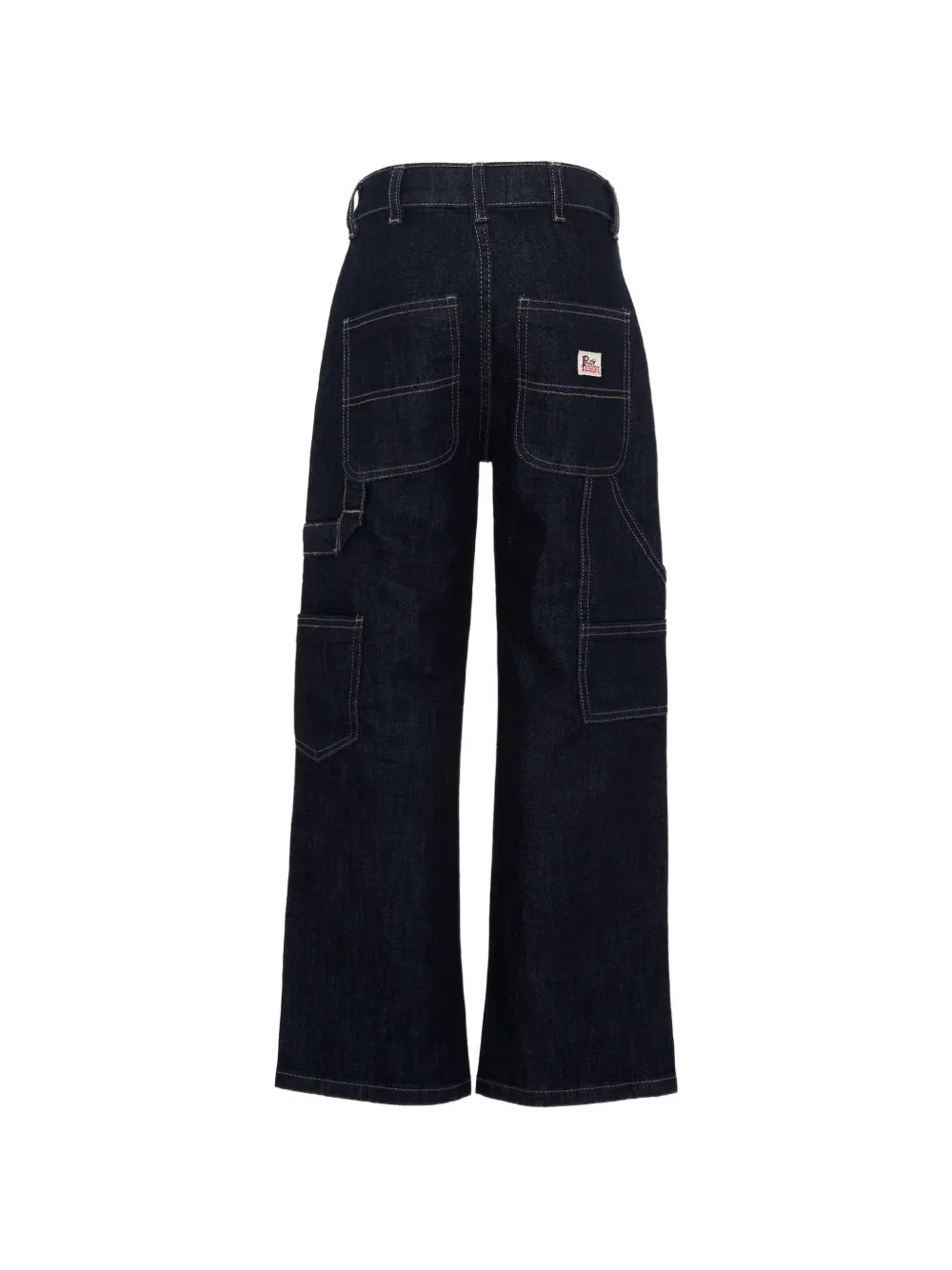Roy Rogers Kids multi-pocket wide-leg jeans Blauw