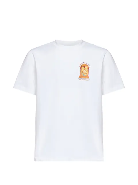 Casablanca Hermons Mirage Arch cotton T-shirt