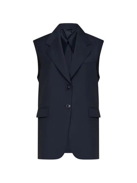 Max Mara sleeveless single-breasted gilet