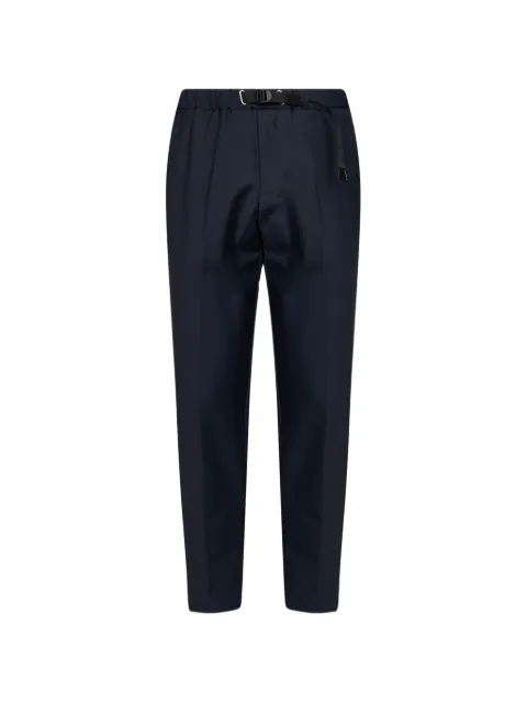 White Sand belted pleated trousers