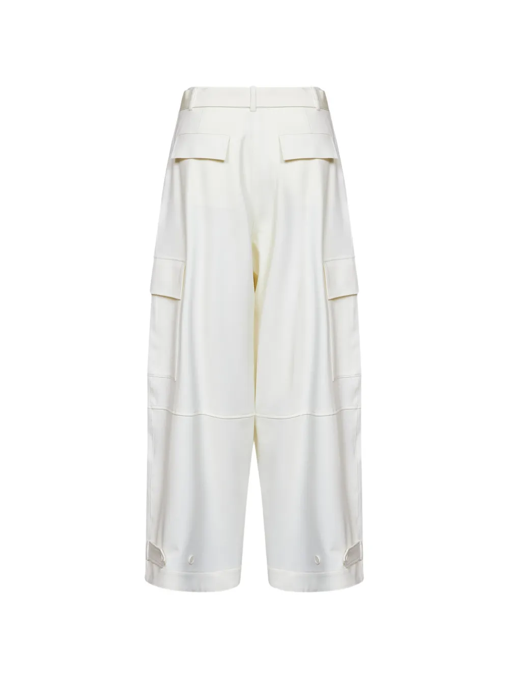 P.A.R.O.S.H. Cargo broek met ceintuur Wit