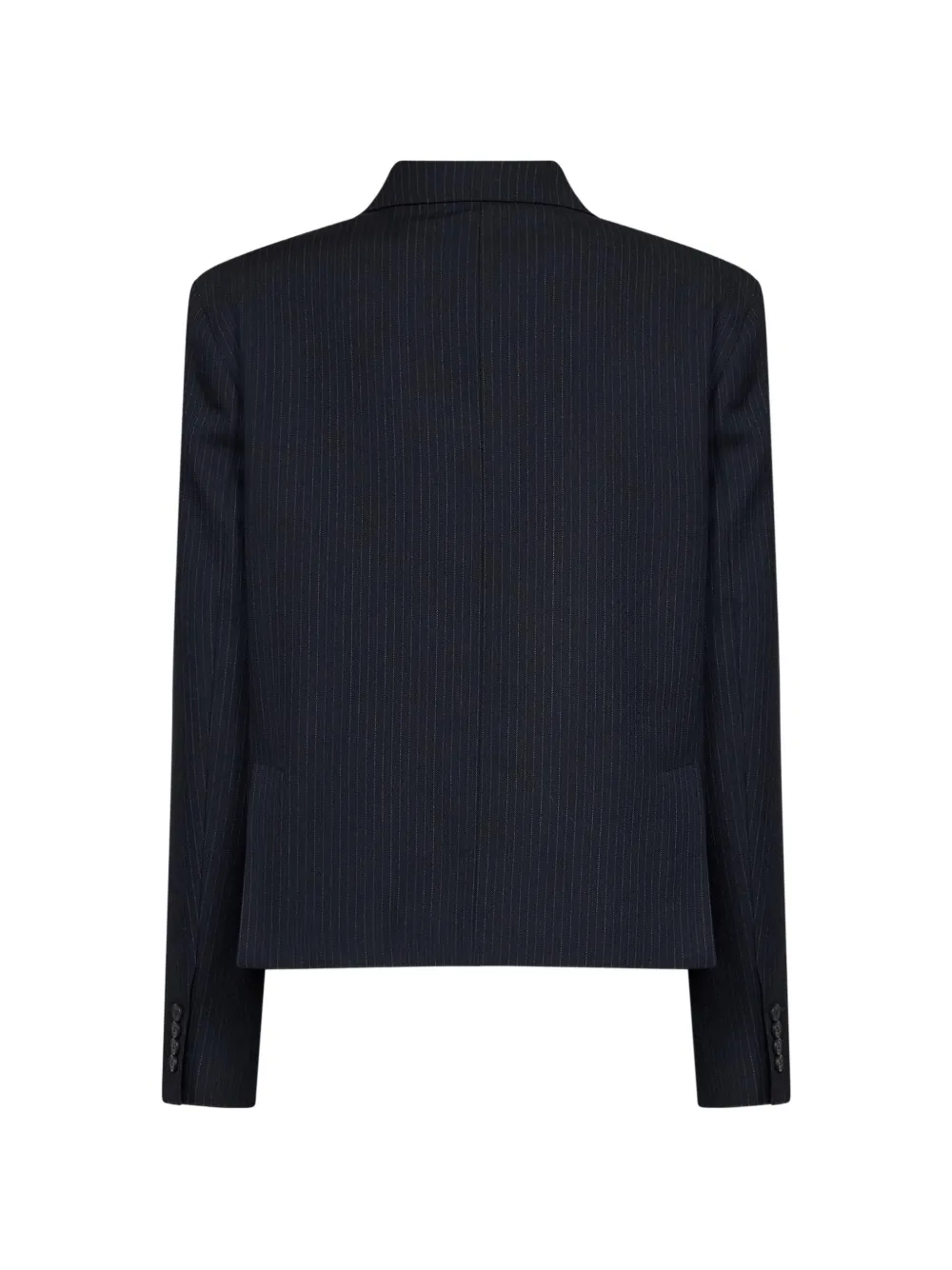 Weekend Max Mara Canapa blazer met krijtstreep en dubbele rij knopen Blauw