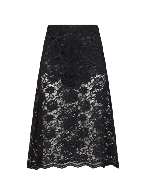 Blanca Vita Giraz scalloped lace midi skirt