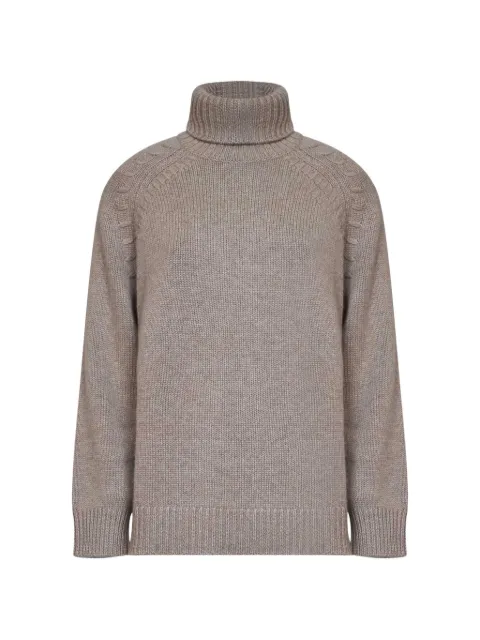 P.A.R.O.S.H. cable-knit raglan-sleeve sweater