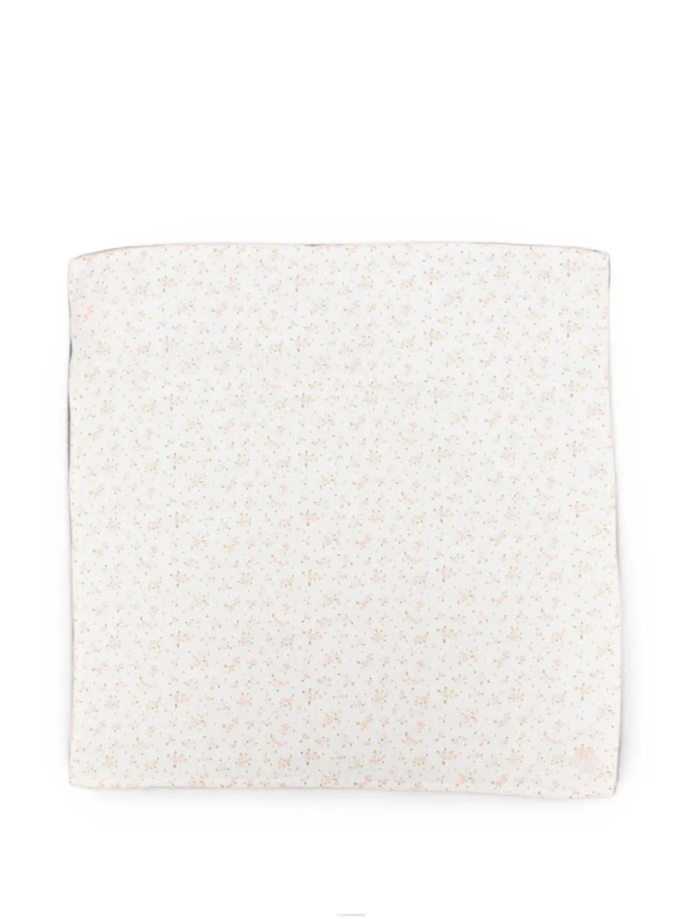 Tartine Et Chocolat floral-print embroidered blanket - Bianco