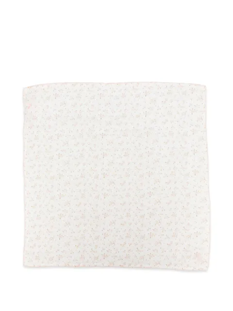Tartine Et Chocolat floral-print embroidered blanket