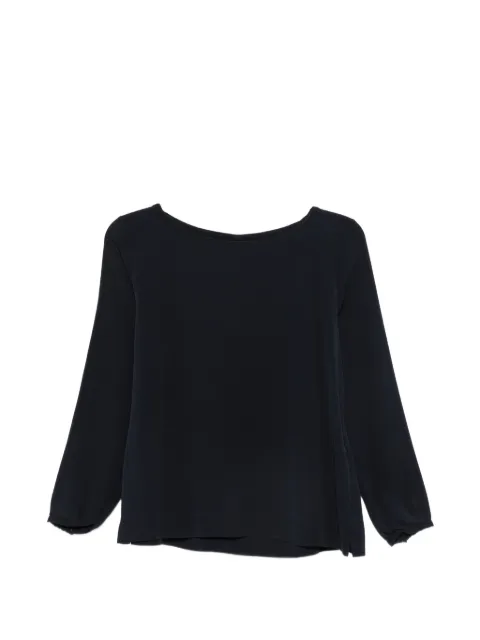 Private 0204 boat-neck long-sleeve top