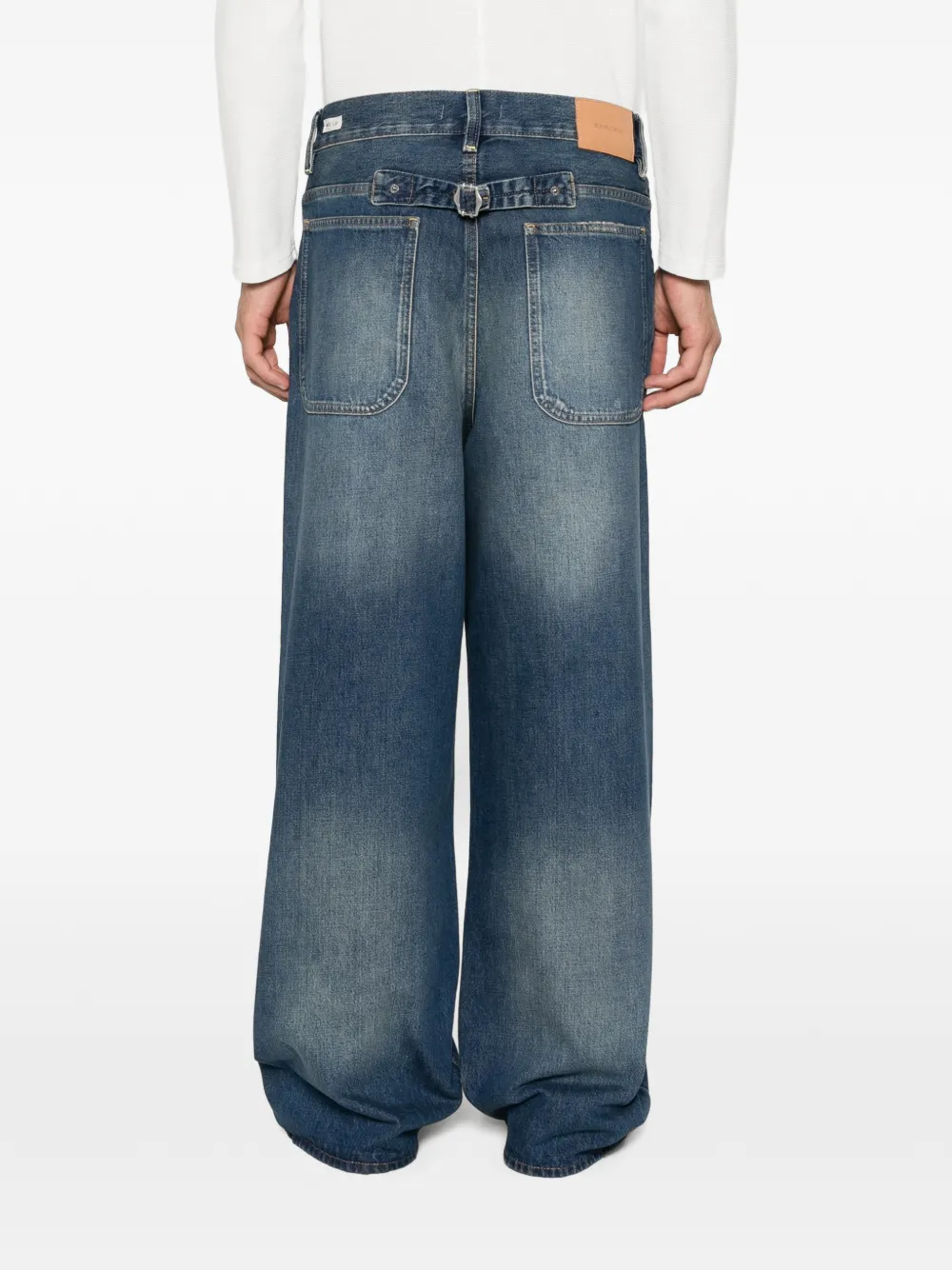 Sunflower Jeans met wijde pijpen Blauw
