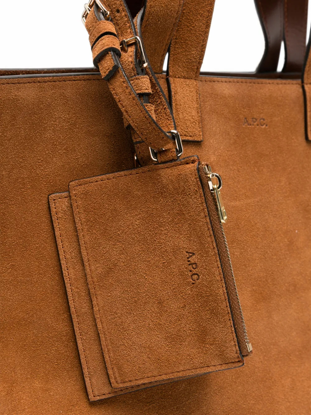 A.P.C. Suède shopper Beige