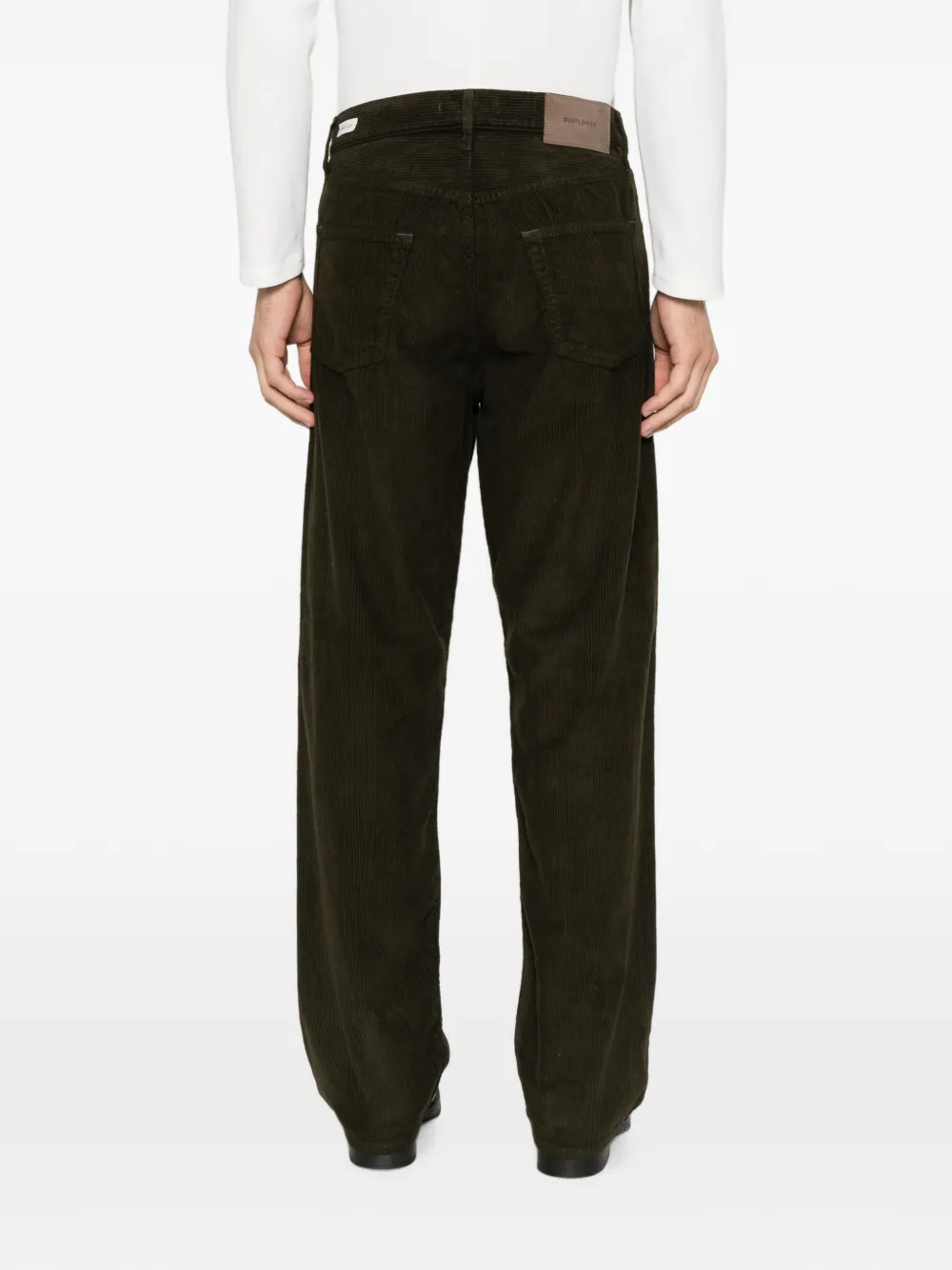 Sunflower Ribfluwelen broek Groen