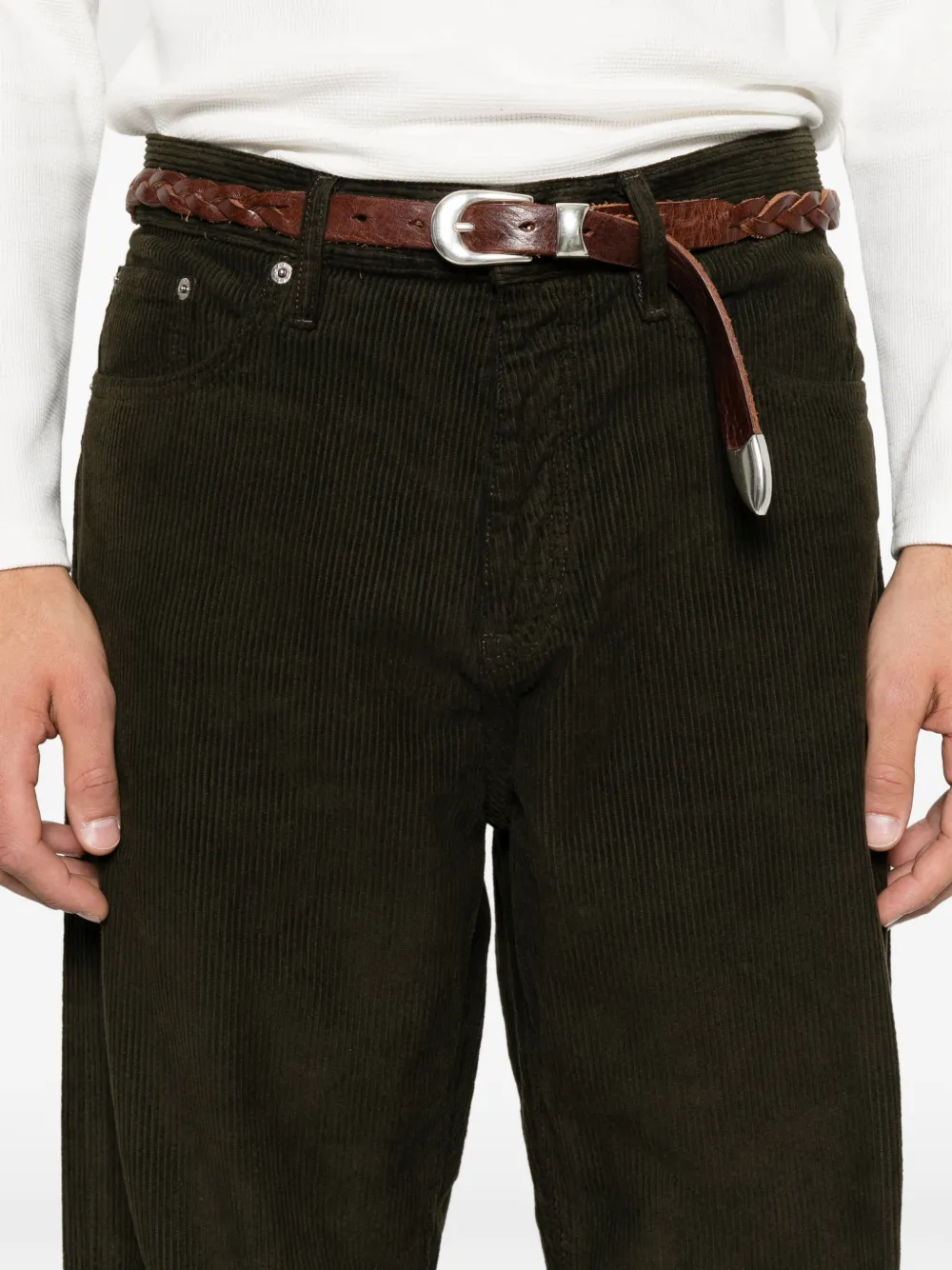 Sunflower Ribfluwelen broek Groen