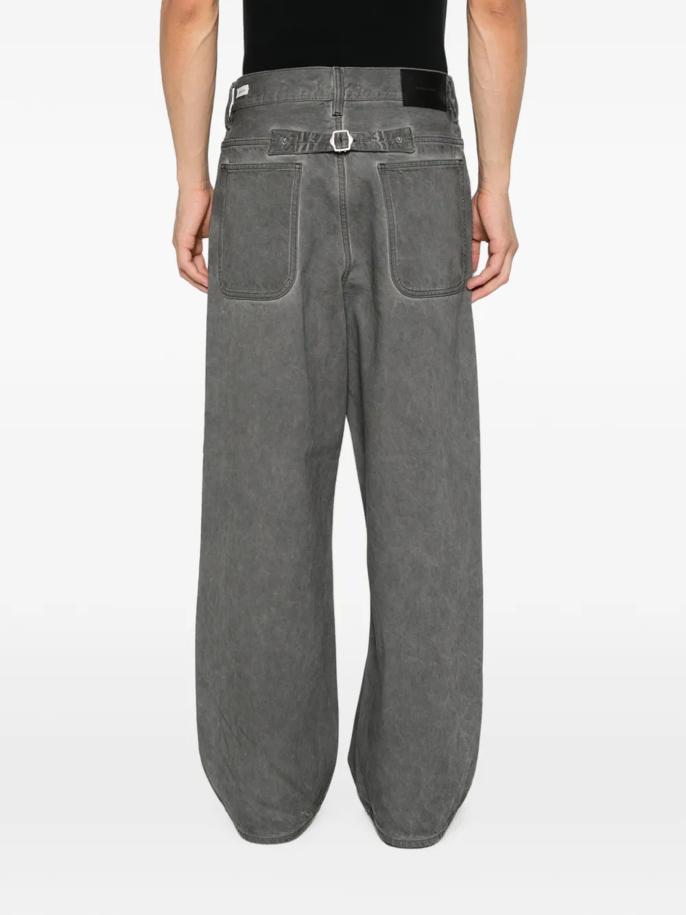 Sunflower Jeans met vervaagd effect en gespdetail Grijs