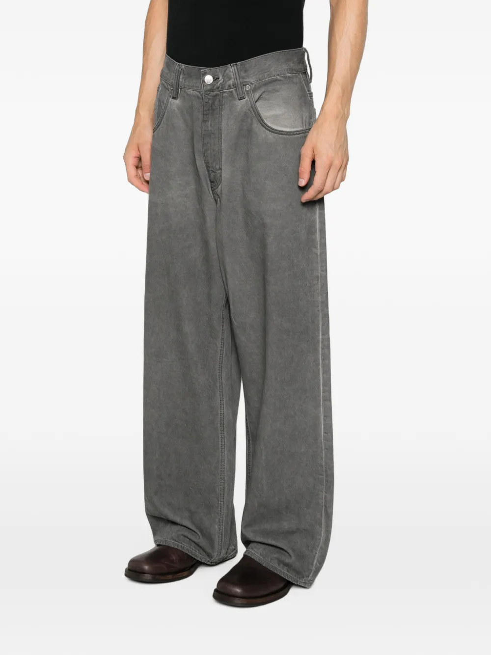 Sunflower Jeans met vervaagd effect en gespdetail Grijs