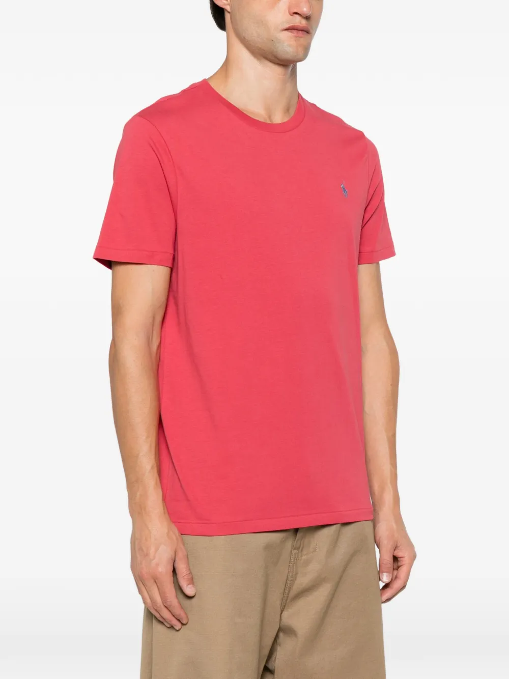 Polo Ralph Lauren T-shirt met geborduurd logo Rood