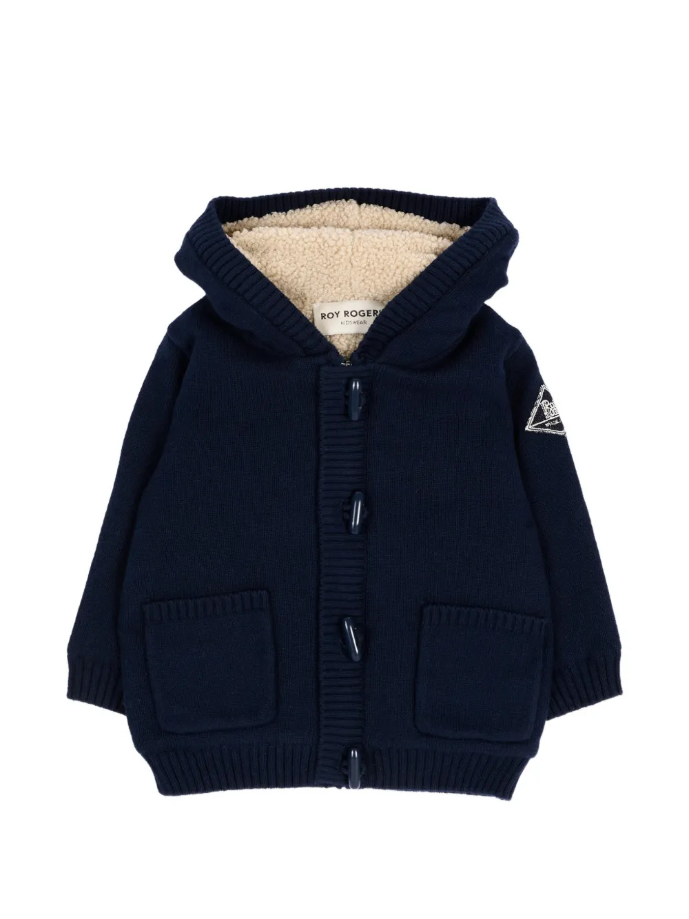 Roy Rogers Kids toggle-fastening hooded duffle coat - Blu