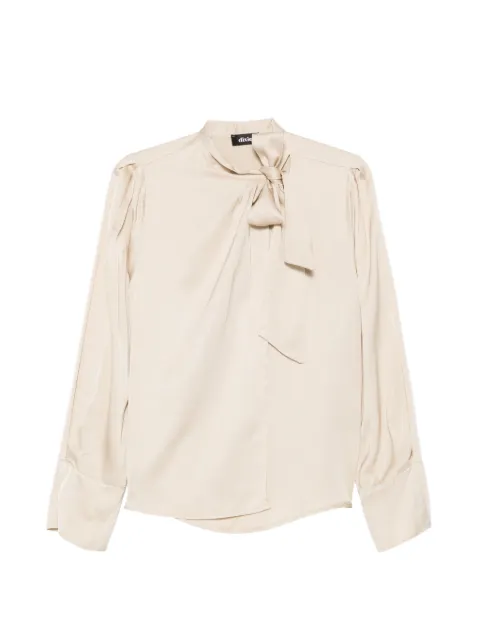DIXIE bow-detail long-sleeve blouse
