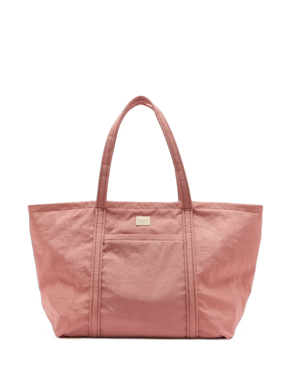 Loeffler Randall Dina logo-patch tote bag · OS