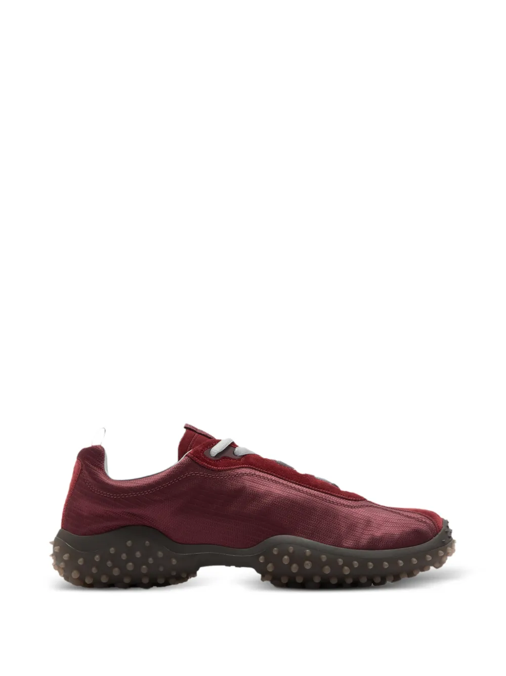 Miu Miu Bubble technical fabric and suede sneakers